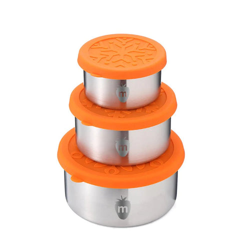 Stainless Steel Trio Containers-Nil-Matakana Pharmacy